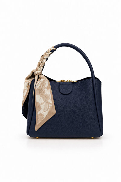 Krista Bell Shoulder Bags - Dark blue - Faux leather
