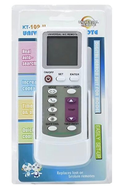 Generic Brand Universal A/C Remote Control Kt-109 Ii, Easy to Install, Works ...