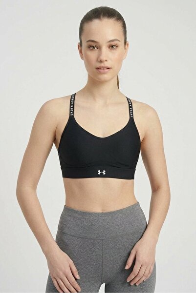 Under Armour Women Lightly Padded Training Sports Bra, Black