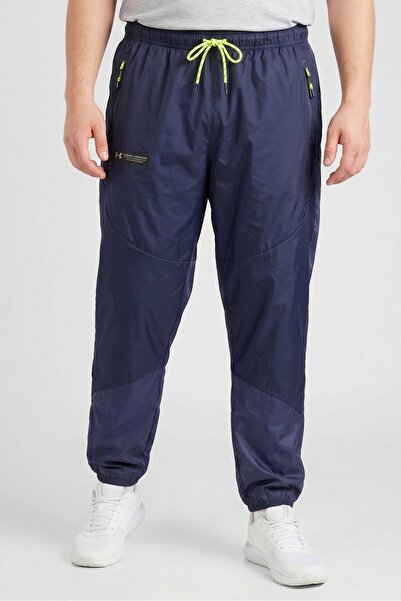 Under Armour Men Loose Fit Training Track Pants, Navy