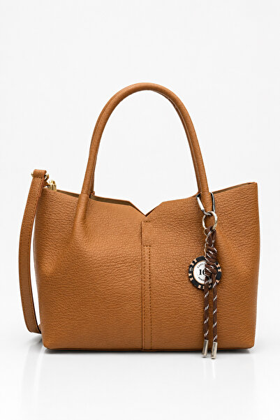 Krista Bell Shoulder Bags - Brown - Faux leather