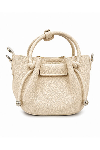 Krista Bell Shoulder Bags - Beige - Faux leather
