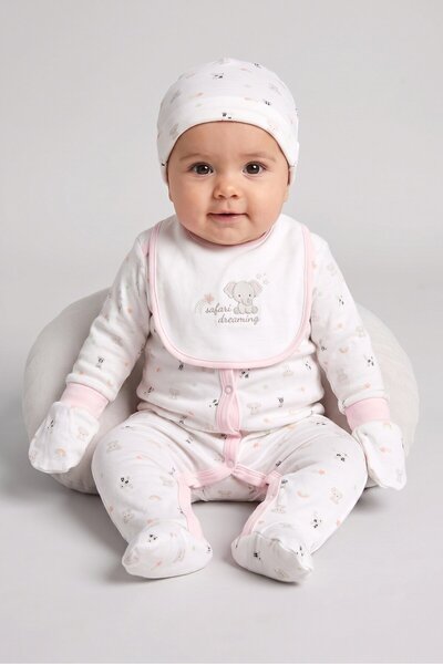 Rock A Bye Baby Boutique Toddlers Girl 5 Pieces Graphic Print Hanging Gift Se...