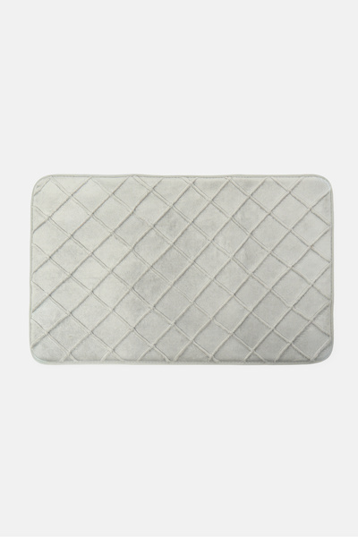 Chateau Collection Memory Foam Mat, Grey