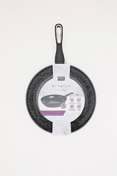 İKO Stratum Fry Pan 30 D x 7 H cm, Black