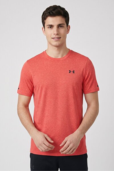 Under Armour Men Fitted Short Sleeves Training T-shirt, Orange
