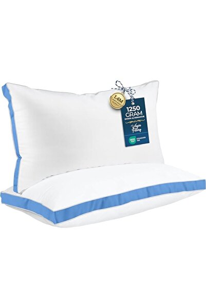 Utopia Bedding وسادة من يوتوبيا بيدينج بحشوة بولي ألياف، مقاس قياسي (عبوة من ...