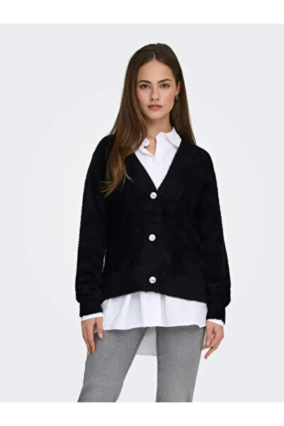 ONLY Cardigan tricotat cu mânecă lungă cu nasturi Onlella pentru femei 152595...