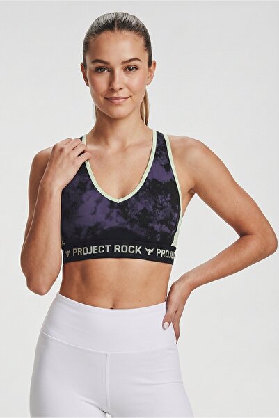 Under Armour x Project Rock Women Padded Training Sports Bra, Multicolor