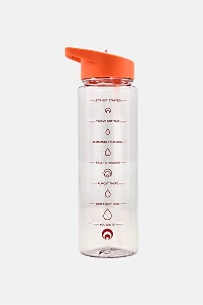 RESTORE Race Tracker Straw Sipper Water Bottle 700ml, Coral