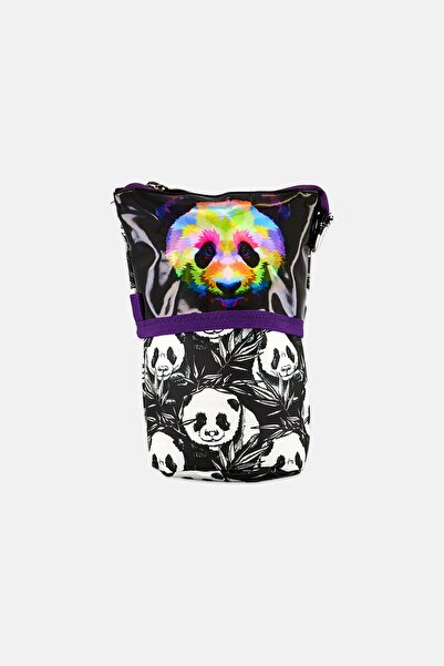 Nova Colorful Panda Graphic Private Pencil Case