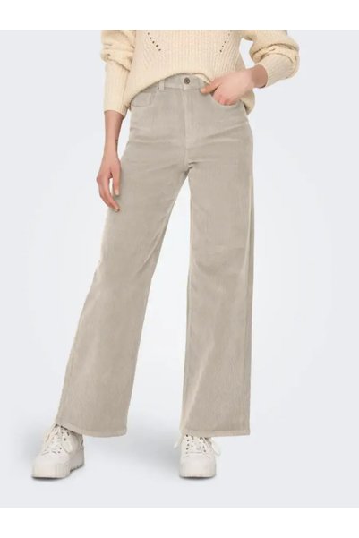 ONLY Onlhope Global Hw Wıde Cord Pnt Noos Kadın Kanvas Pantolon 15263179