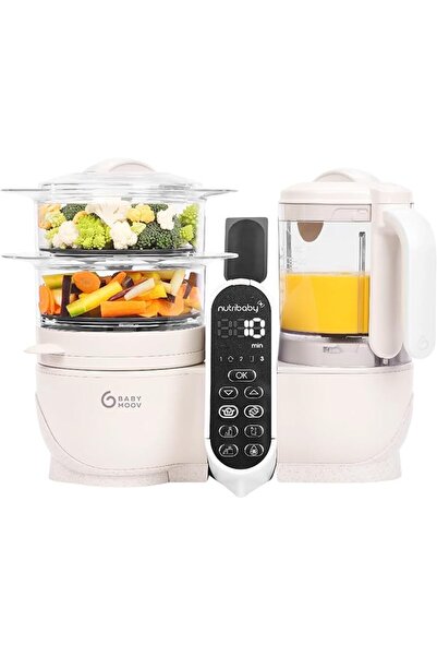 Babymoov Nutri Baby 6-in-1 Multi-Purpose Food Processor (+) |   Steamer Cooki...