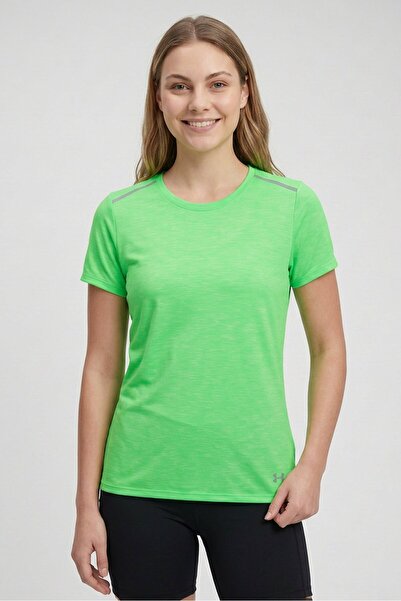 Under Armour Women Fitted Short Sleeve Training T-Shirt, Green