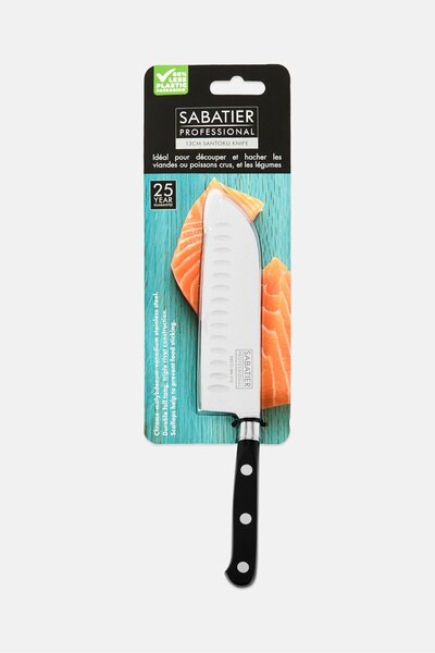 sabatıer Santoku Knife 13cm, Black