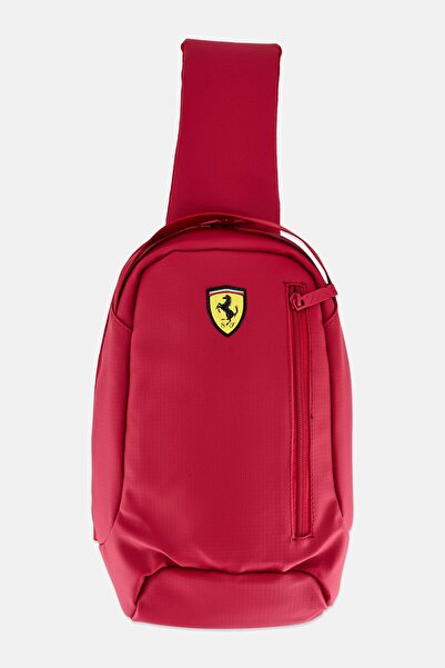 Scuderia Ferrari Men Brand Logo Fanny Pack, Red