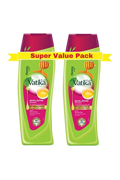 Vatika Honey And Egg Repair And Restore Shampoo 2 x 400 ml