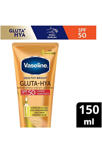Vaseline Gluta-Hya Serum Etkili Vücut Losyonu Güneş Koruyucu 150 ml