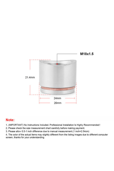 Choice Notched Style O2 Sensor Bung Stainless Steel Oxygen Mounting Bungs and...