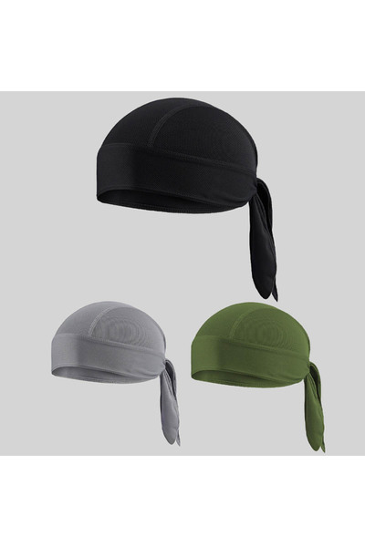 Choice10 Black Green Gray Musion Balaclava Pirate Hat for Riding Breathable M...