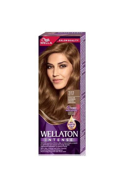 Wella Wellaton Set 2 x Vopsea de Par Permanenta Wellaton, 7/17 Ciocolata Glaz...