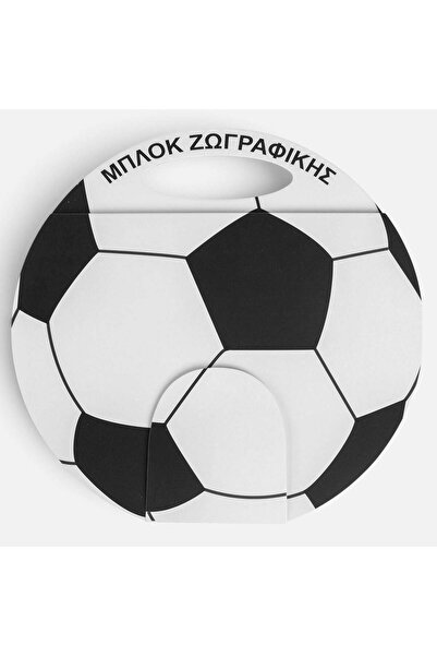 OEM Bloc de Desen cu Maner & Contur Decupat Minge de Fotbal 22,7x22cm - 40File