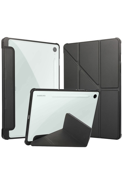OEM Husă tip bibliotecă pentru Samsung Galaxy Tab S10 Plus 12.4 ", Negru