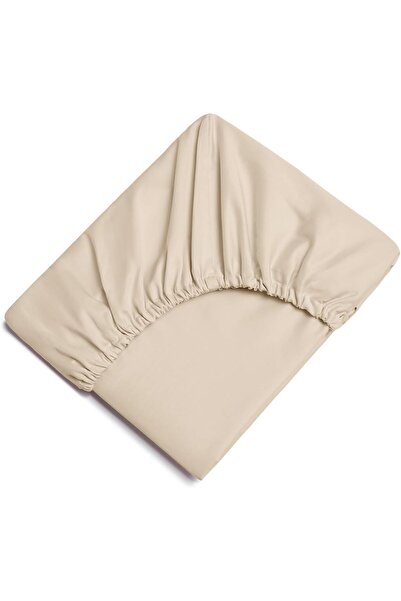 Çapa Home Poplin 100% Cotton 63 Thread Kumai Single Fitted Sheet Set with Pil...