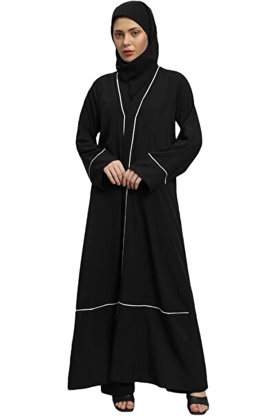 styleville.in عباية سوداء للنساء مع حجاب