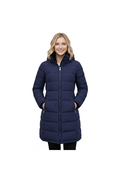 Calvin Klein CW533832-NVY Kadın Mont Lacivert
