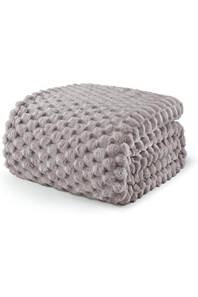 GENERAL Exclusivo Mezcla Wool Bed Blanket Twin Size 1.5X2M, Soft Velvet Jacqu...