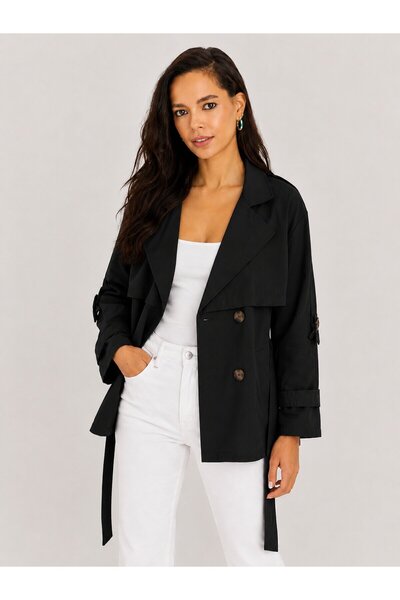 CARLA MARA Trench Coats - Black - Not specified