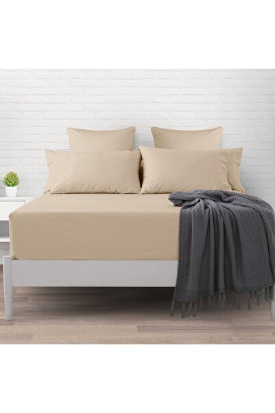 Çapa Home Poplin 100% Cotton 63 Thread Kumai Double Size 160*200 cm Fitted Sh...