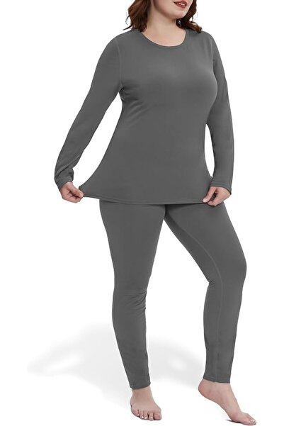 GENERAL Four yund fleece-lined long thermal underwear, trousers and blouse pa...