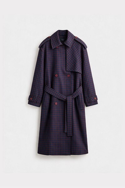 My Blog Trench Coats - Burgundy - Regular