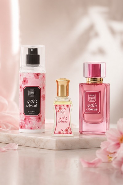 Naseem Amani Women’s Fragrance Combo | EDP 30ml + Body Mist 100ml + Roll-On 24ml