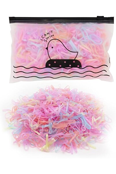 GENERAL 1000 Mini Rubber Bands, Soft Elastic Hair Ties, Mini Toddler Braids P...