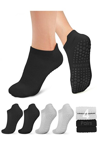 GENERAL Pilates Socks for Women Anti-Slip with Grips from Yogi, Socks with Gr...