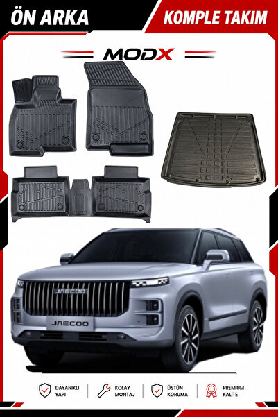 MODxAUTO Jaecoo J7 4x2 2023 Sonrası 5D Havuzlu Paspas+ 3D Bagaj Havuzu PREMIU...