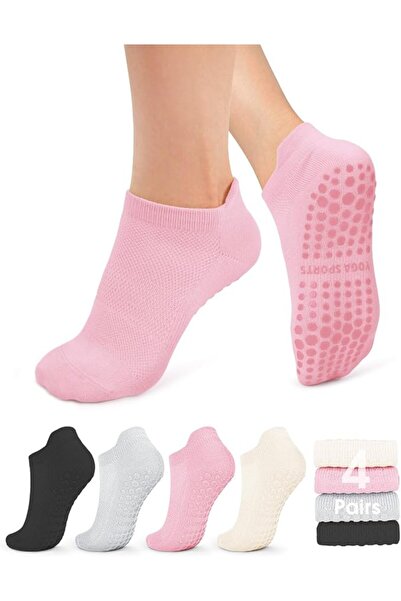 GENERAL Pilates Socks for Women Anti-Slip with Grips from Yogi, Socks with Gr...
