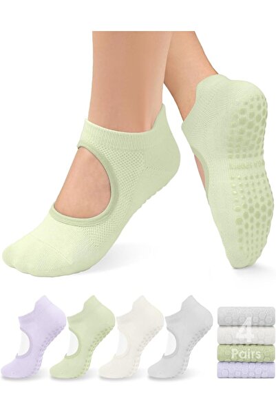 GENERAL Pilates Socks for Women Anti-Slip with Grips from Yogi, Socks with Gr...