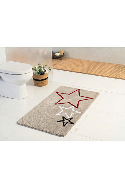 Gökyıldız Astral Gri 60x90cm Akrilik ,Yıkanabilir , Kaydırmaz Tabanlı Paspas ...