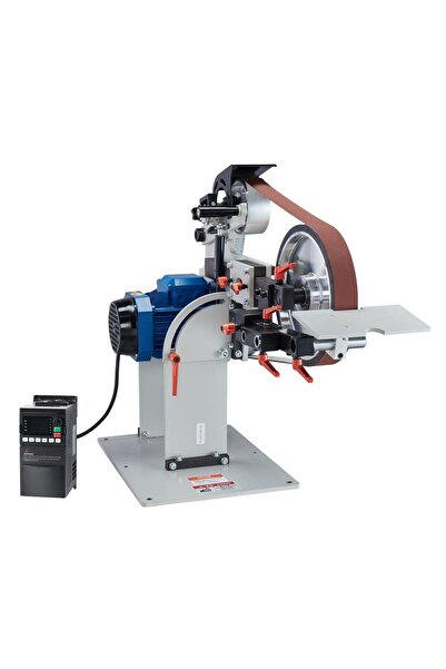 OMS Slefuitor profesional de banc cu banda, 1500 W, 0-2900 rpm, Control vitez...