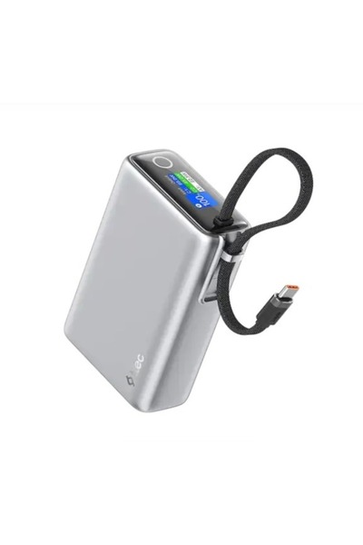 Ttec -ReCharger Pro Max TFT 20.000mAh PD 65W USB-C Dahili Kablolu Taşınabilir...