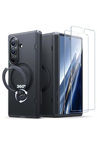 TORRAS Ostand Spin Case for Samsung Galaxy Z Fold 8 Ultra, 360° Rotating Kick...