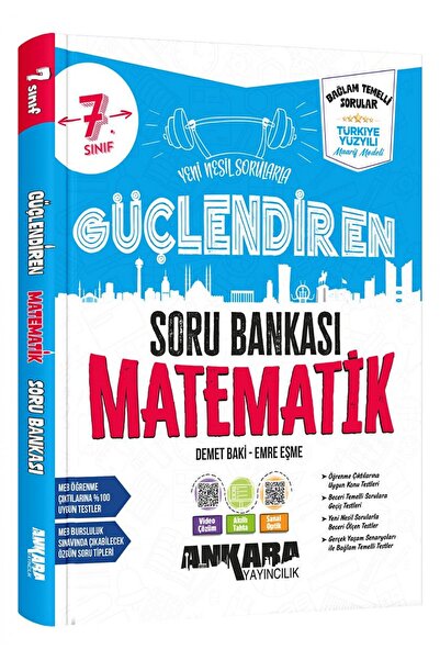 Ankara Yayıncılık 7. Sınıf Güçlendiren Matematik Soru Bankası