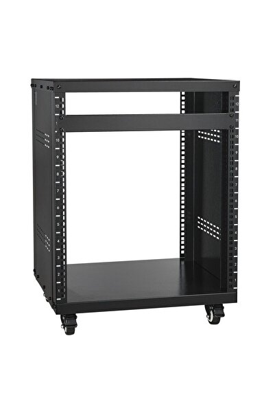 OMS Rack metalic de podea 12U, 510 x 460 x 700 mm, Adancime 18 inch, 4 x roti...