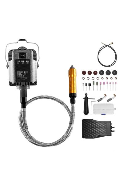 OMS Polizor cu arbore flexibil si pedala, 1000 W, Turatie 30000 rpm, lungime ...
