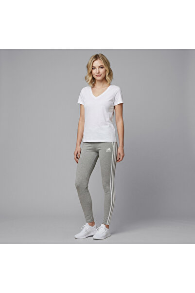 adidas Leggings Adicolor Classics 3-Stripes GN4506 Kadın Tayt Gri