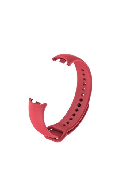 OEM Силиконова каишка за смарт гривна, съвместима с Xiaomi Mi Band 8, червена